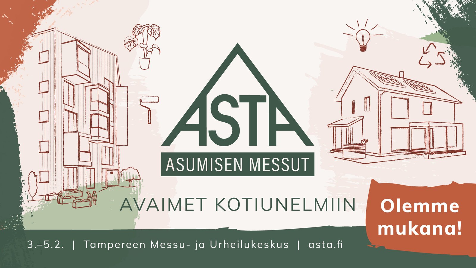 Olemme mukana Asta-messuilla
