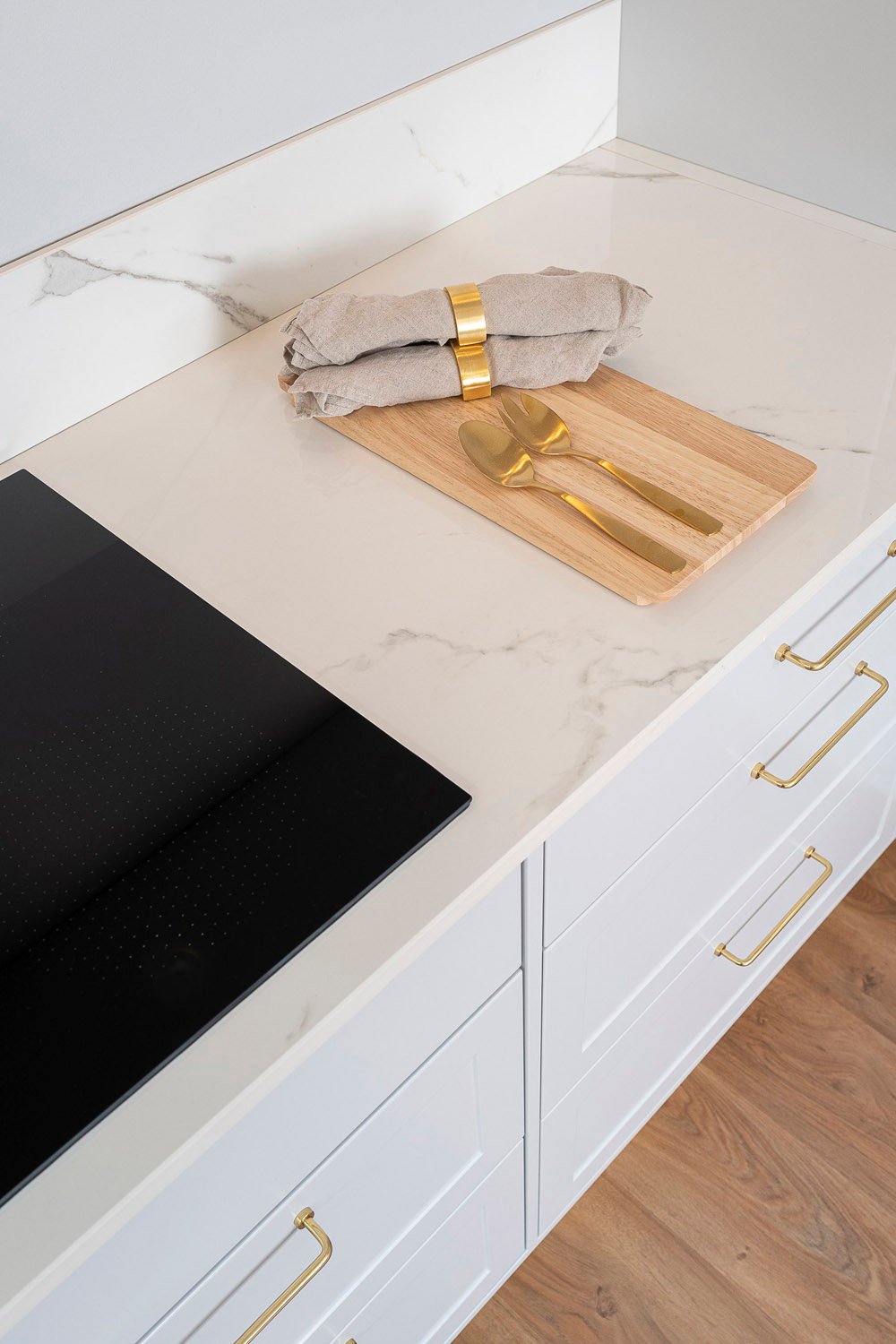 Kestävä dekton-taso on helppo pitää puhtaana.